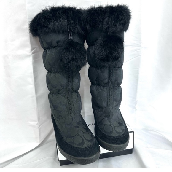 Beautiful Coach boots only worn twice - Picture 2 of 5